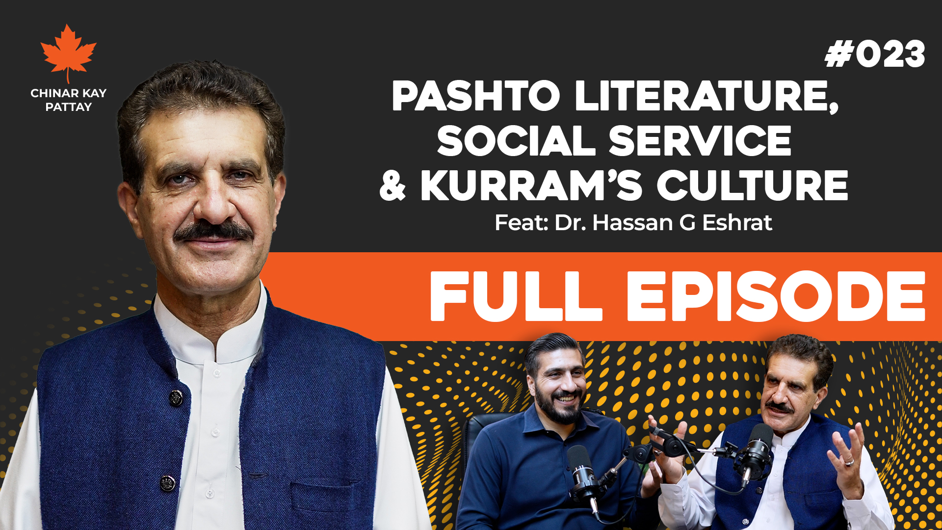Pashto Literature, Poetry & Cultural Identity in Kurram | Dr. Hassan Gul Eshrat | Chinar Kay Pattay Podcast #023